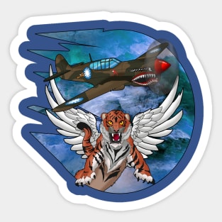 P40 Flying Tiger Sticker